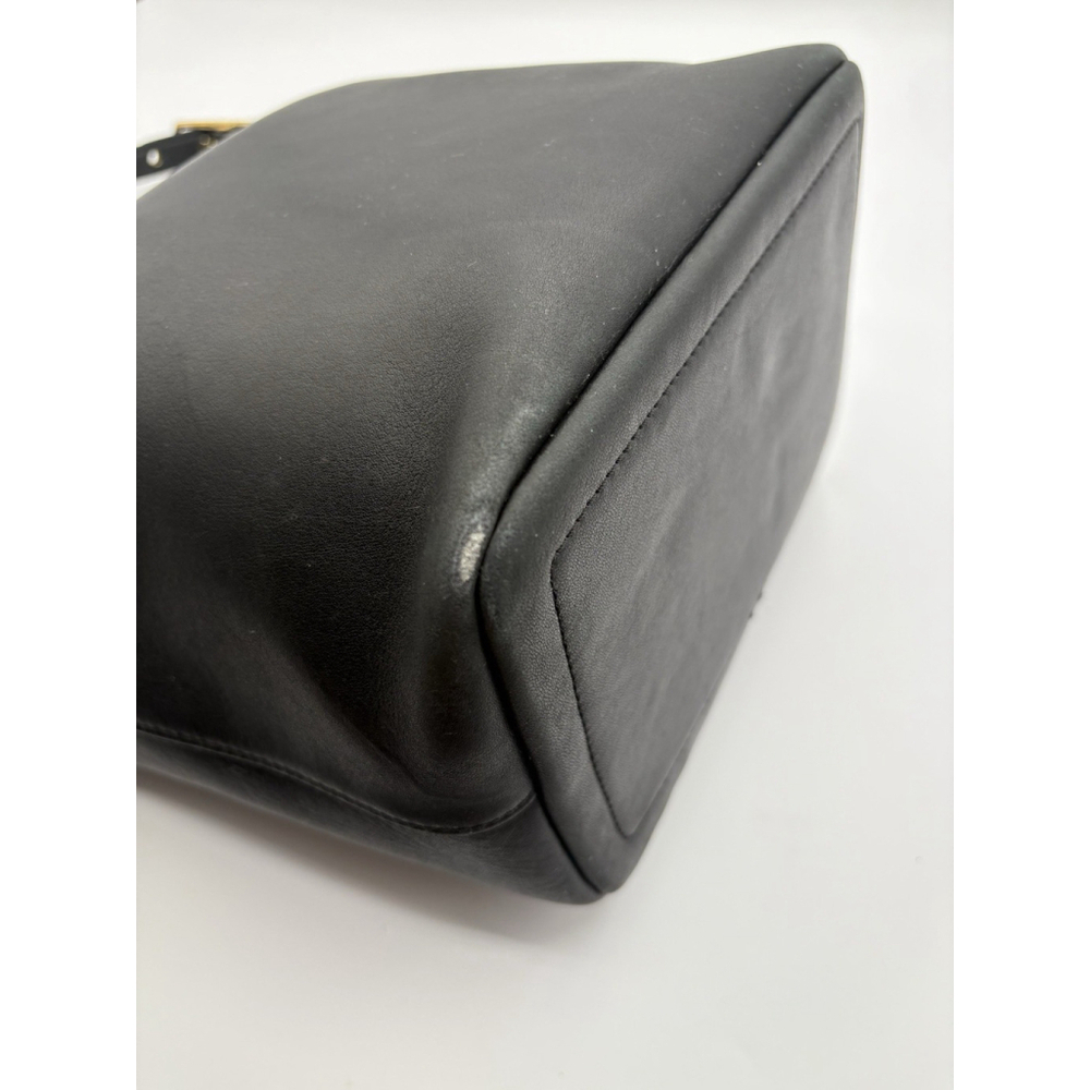 Vintage Coach Legacy 9823 Black Leather Shoulder Bag Minimalist 90s Made in USA - Picture 8 of 15